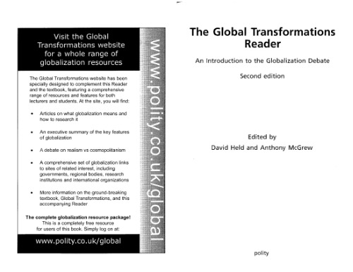The Global Transformations Reader: An Introduction to the Globalization Debate