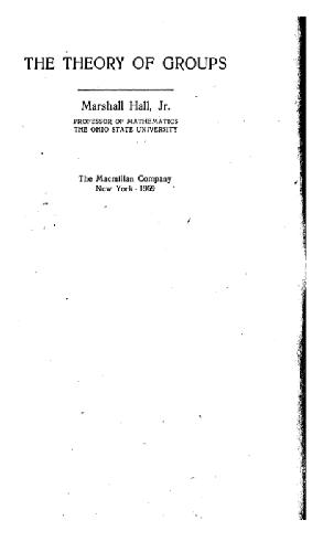 Теория групп