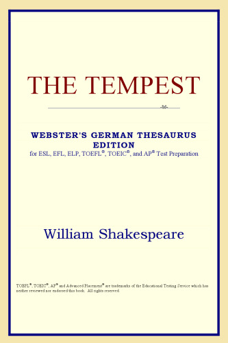 The Tempest (Webster's German Thesaurus Edition)