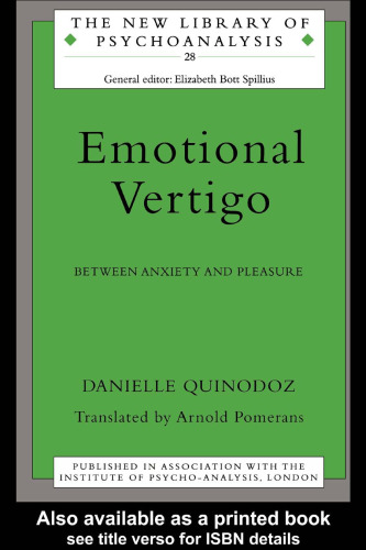 Emotional Vertigo: Between Anxiety and Pleasure