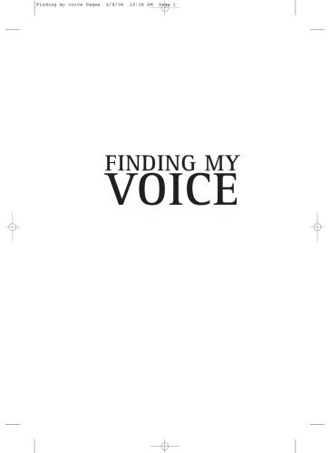 Finding My Voice