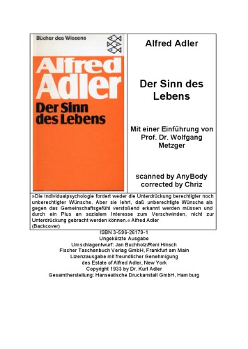 Der Sinn des Lebens