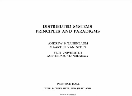 Distributed Systems: Principles and Paradigms