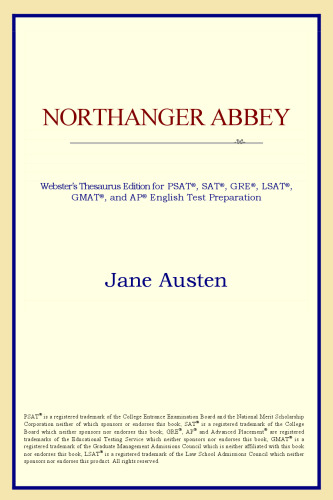 Northanger Abbey (Webster's Thesaurus Edition)