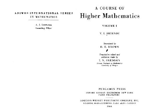 Higher mathematics