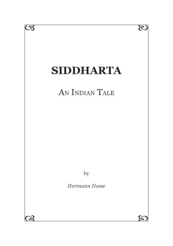 Siddhartha: An Indian Tale (Penguin Twentieth-Century Classics)