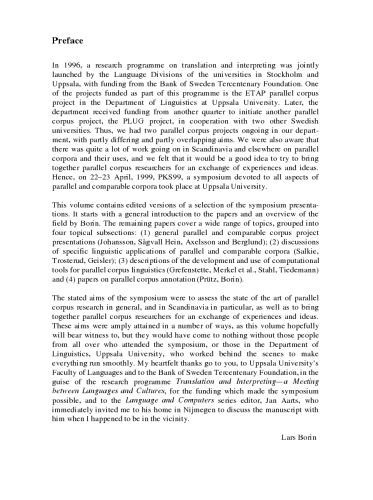 Parallel corpora, parallel worlds: Selected papers from a symposium on parallel and comparable corpora at Uppsala University, Sweden, 22-23 April, 1999 ... and Computers 43) (Language & Computers)