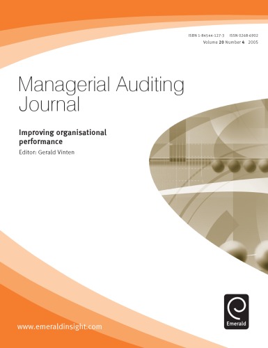 Managerial Auditing Journal, Volume 20, Number 4, 2005