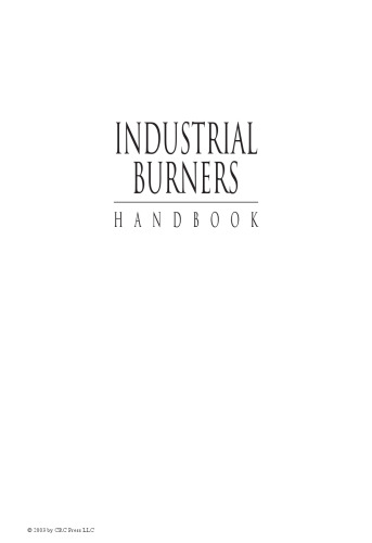Industrial Burners Handbook (Industrial Combustion)