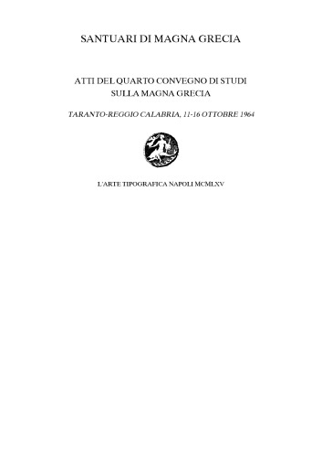 Santuari di Magna Grecia