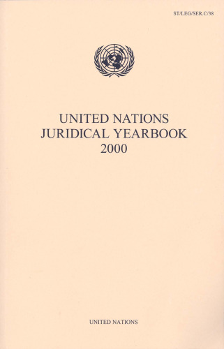 United Nations Juridical Yearbook 2000