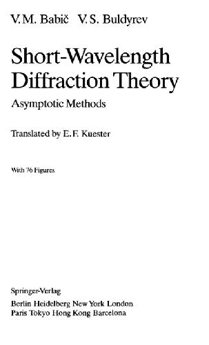 Short-wavelength diffraction theory: asymptotic methods