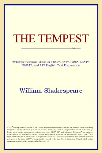 The Tempest (Webster's Thesaurus Edition)