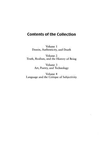 Heidegger Reexamined, Volume 3: Art, Poetry, and Technology