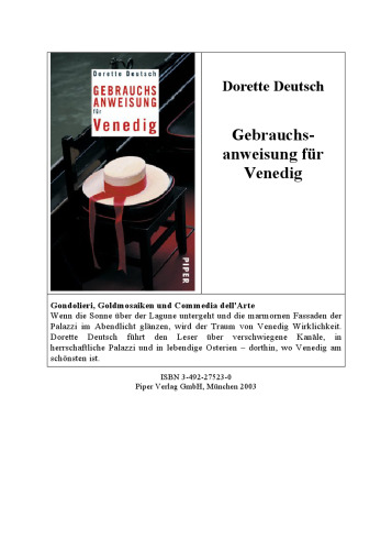 Gebrauchsanweisung fur Venedig