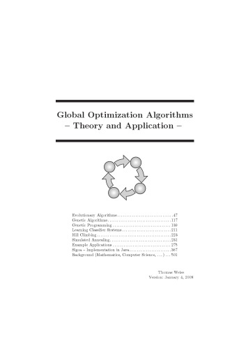 Global Optimization Algorithms - Theory and Application