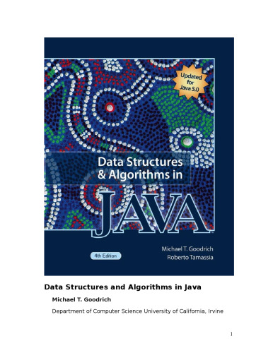 Data Structures and Algorithms in Java, 4th Edition