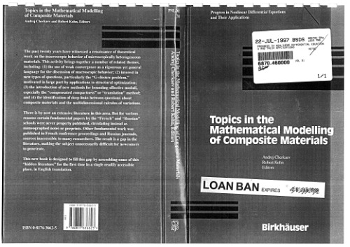 Topics in Mathematic Modelling of Composite Materials (Progress in Nonlinear Differential Equations and Their Applications)