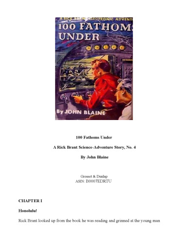 100 Fathoms Under (A Rick Brant Science-Adventure Story, 4)