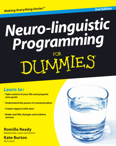 Neuro-linguistic Programming For Dummies (For Dummies (Psychology & Self Help))