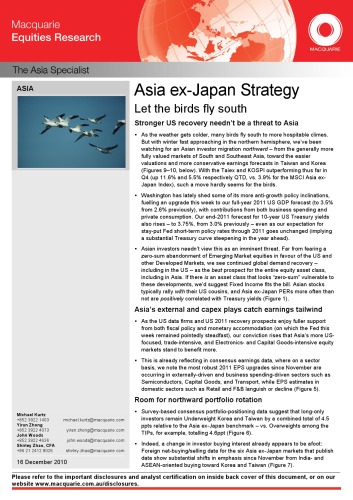 Asia ex Japan securities