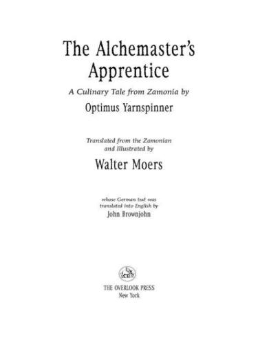 The Alchemaster's Apprentice: A Novel