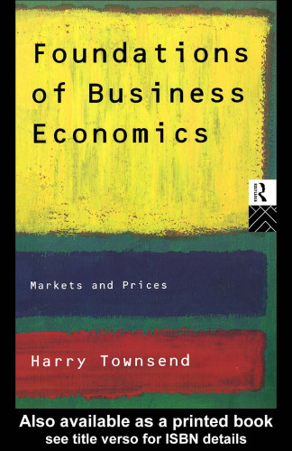 Foundations of Business Economics: Markets and Prices