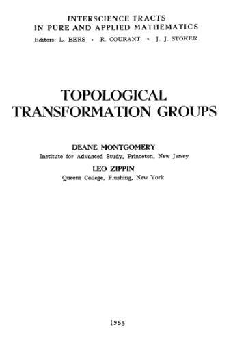 Topological Transformation Groups