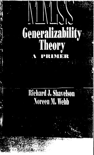 Generalizability Theory: A Primer