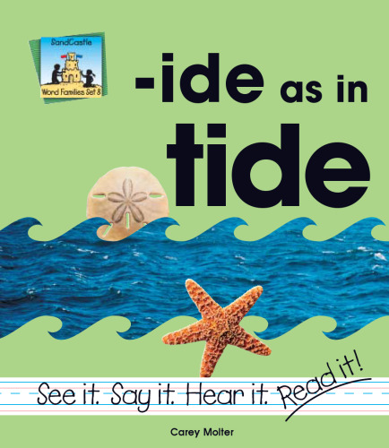 Ide As in Tide (Word Families Set 8)