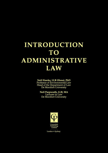 Introduction To Administrative Law