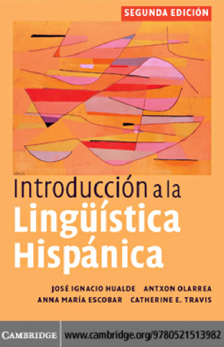 Introduccion a la linguistica hispanica