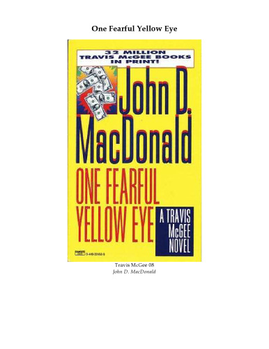 One Fearful Yellow Eye (Travis McGee Mysteries 08)