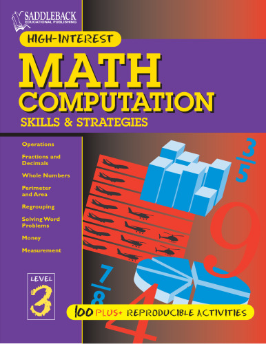 Math Computation Skills & Strategies Level 3 (Math Computation Skills & Strategies)