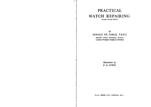 Practical Watch Repairing