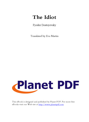The Idiot (Dover Giant Thrift Editions)