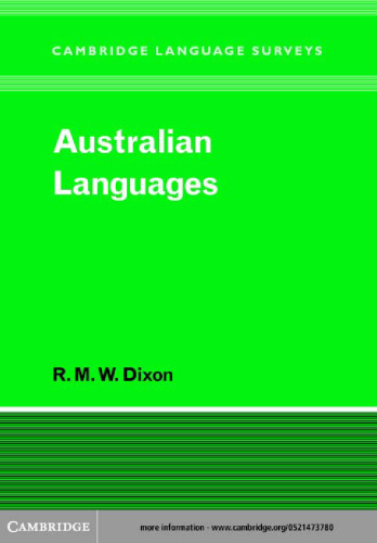 Australian Languages: Their Nature and Development (Cambridge Language Surveys)