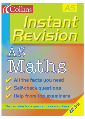 AS Maths (Instant Revision)