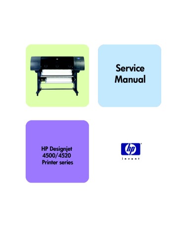 HP Designjet 4500, 4520 Printer series (service manual)