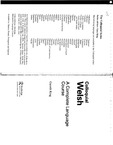 Colloquial Welsh: The Complete Course for Beginners