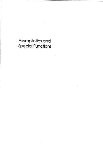 Asymptotics and special functions