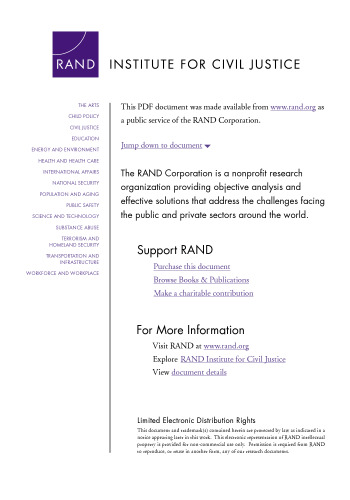 An Evaluation of California's Permanent Disability Rating System