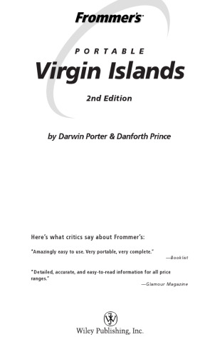 Frommer's Portable Virgin Islands