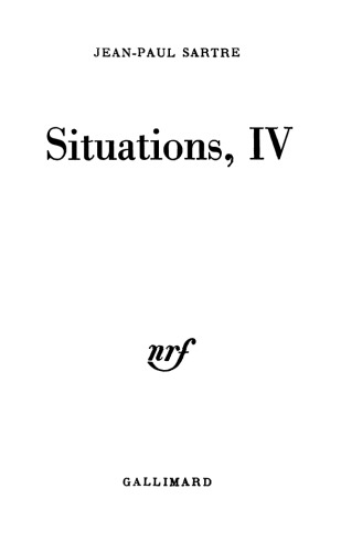 Situations, Tome IV: Portraits