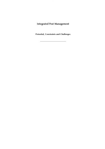 Integrated Pest Management: (Cabi Publishing)