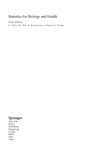 The Analysis of Gene Expression Data