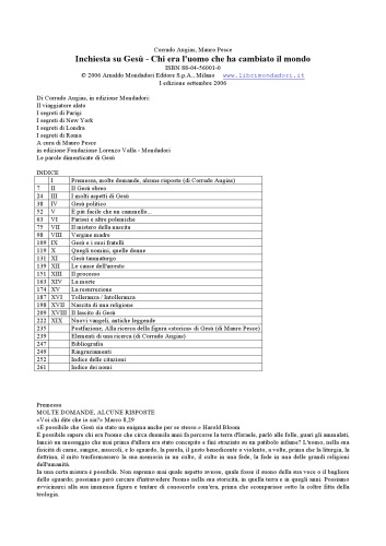 Inchiesta su Gesu. Chi era l'uomo che ha cambiato il mondo