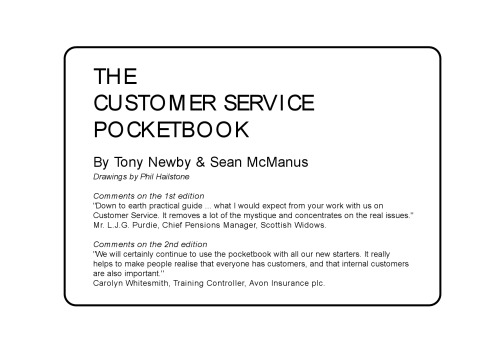 Customer Service (Management Pocketbook Series)