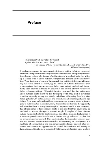 Nutrition and Immune Function (Frontiers in Nutritional Science)