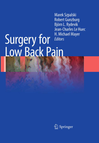 Surgery for Low Back Pain